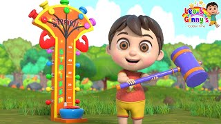 Hammer Time | Colorful Goals Rhymes |  Fun for Kids | @LeoGinnysNurseryRhymes