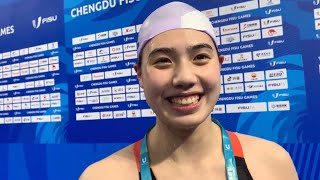 Chinese swimmer Zhang Yufei excited to compete at Chengdu Universiade