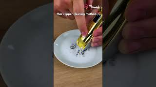 Hair clipper cleaning method ✂️ #clippers #cleaning #hair #easy