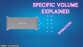 Specific Volume Explained | Animation | #HVACR #HVAC #Thermodynamics