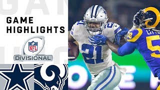 Cowboys vs. Rams Divisional Round Highlights | NFL 2018 Playoffs