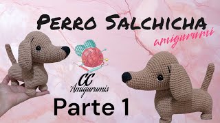 Perro salchicha amigurumi. Parte 1