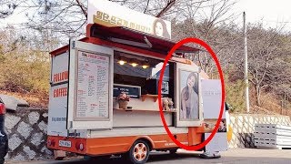 [2018.12.10] Kim Yoo Jung  Actor Kim Hyun Joo sent coffee truck to the filming site of