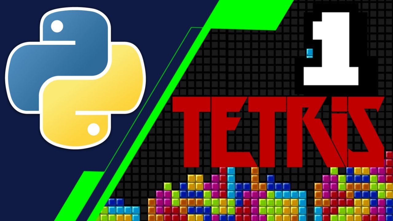 Making Tetris In Python (Pygame Module), Part 1 - YouTube