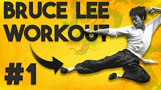 Real Bruce Lee Legs & Calves Workout 1: Straddle Squat