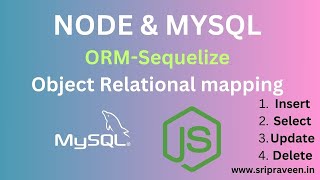 Connect node with mysql using sequelize ORM | nodejs #mysql