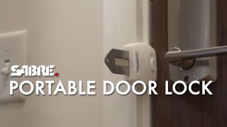 Stay Safe on the Go with SABRE's TSA-Approved Portable Door Lock