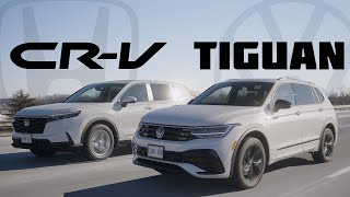 Here's Why The 2023 VW Tiguan Rline Wins Over 2023 Honda CR-V. Comparison.