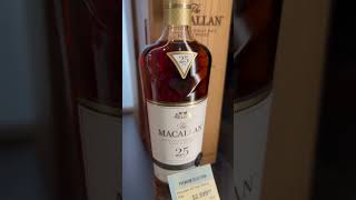 THE MACALLAN 30 AND 25 YEAR SCOTCH WHISKY😍 #Trending #Shorts #USA #Viral #Trend #TWR