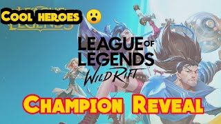 LoL: Wild Rift Champions | Alpha Test | Gameplay Reveal