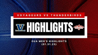 MEN'S OUA BASKETBALL HIGHLIGHTS: LAURENTIAN VOYAGEURS VS ALGOMA THUNDERBIRDS