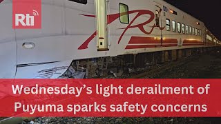 Wednesday’s light derailment of Puyuma sparks safety concerns  | Taiwan News | RTI