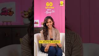 Think you know Anupriya Goenka? Well, find out in 60 secs!! ❤️ #ytshorts #shorts #60seconds