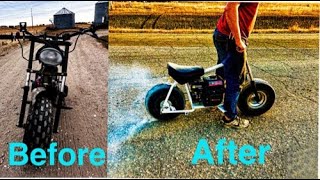 Wrecked to Wild: Reviving Mini Bike to do BURNOUTS