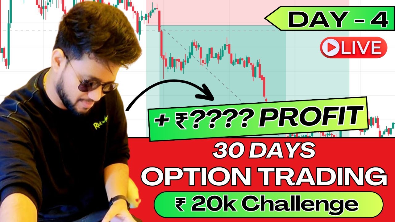 LIVE Intraday Trading 30 Days Challenge Day 4 | 6 November 2023 # ...