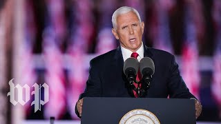 Pence’s Republican National Convention speech, in 3 minutes