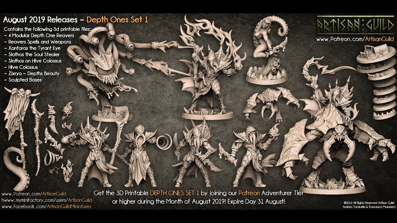 Artisan Guild Miniature Depth One Reaver B Toys Toys & Games Miniature ...