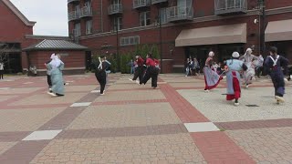 Dutch dance flash mob surprises Tulip Time visitors