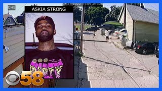 Crime Stoppers: Video shows woman shot at least 14 times in front of children; suspect on the run