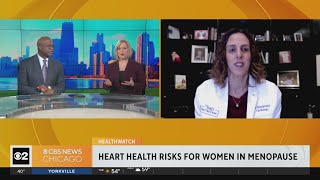 Heart health risks for women in menopause