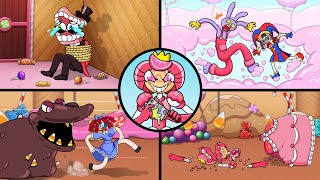 DIGITAL CIRCUS EP 2 // EVIL CANDY PRINCESS LOOLILALU ATTACK?! Sad Story Toony Toons 2D ANIMATION