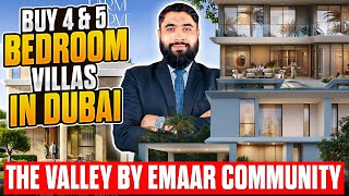 Emaar New Launch | The Valley By Emaar | 4 \u0026 5 Bedroom Villas In Dubai