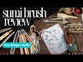 Sumi Brush Review ~ Which Ones Work and Why! Featuring Tracy Lebenzon Brushes