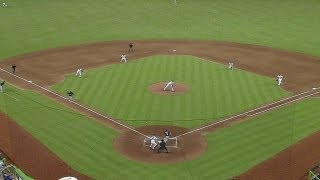 MIL@MIA: Betancourt comes home on Gennett's sac bunt