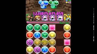 パズドラ「金曜ダンジョン 精霊の祠 上級」プレイ動画