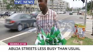 Nigeria@59: Abuja city  turns Green and White