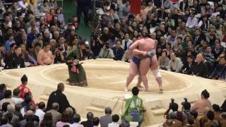 4K動画 大相撲 三月場所　逸ノ城/栃ノ心　 高画質 sumo　十一日目 2017.3.22