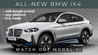BMW X4 Electric (iX4) preview: Design, Features, Tech & More!