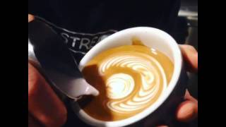 チーノのラテアート　７oz ウイングチューリップ　7oz　latte art wings tulip