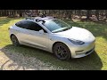 tesla model 3 thule topride roof mounted bike rack