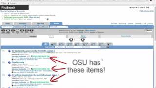 Searching OCLC WorldCat and Using Illiad