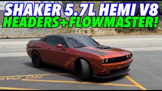 2021 Dodge Challenger Shaker 5.7L HEMI V8 w/ HEADERS \u0026 FLOWMASTER SUPER 10s!