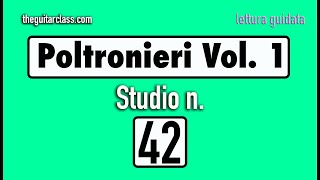 Solfeggio - Studio n. 42 - Poltronieri ( vol.1 ) - Lettura guidata