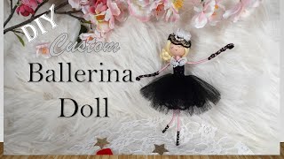 Custom Black Ballerina Doll | DIY Ballerina Doll | Huong Harmon