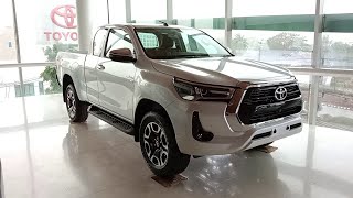 ตัวท็อป4WDจัดเต็มทุกสิ่ง Toyota Hilux Revo 4x4 C-Cab 4x4 2.8 High MT สีขาวมุก 1.011 ล้าน