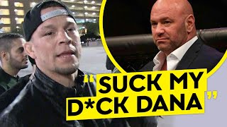 Nate Diaz Shoots Down Conor McGregor Trilogy Because Of Dana White!