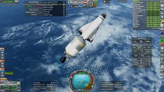 Realism Overhaul in KSP 1.8.1 - Hermes Spaceplane Abort Testing