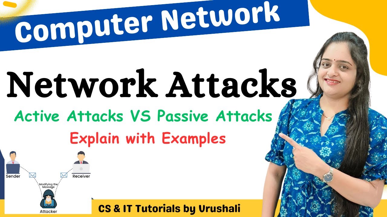 Cn 36 Network Attacks Active Attack Vs Passive Attack Explain
