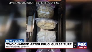 2 arrested, drugs seized in Spartanburg narcotics investigation, officials say