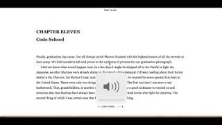 chapter 11 Code Talker