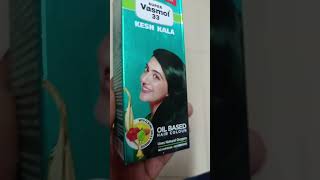 Super vasmol 33 kesh Kala oil based hair colour #haircolor #hairstyle #shorts