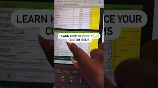 How to price your custom items. #craftcalculator #pricing (check comments)