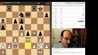 5 minute chess #701: IM Greg Shahade vs IM Luke Harmon-Vellotti