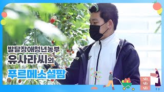 발달장애청년농부 유사라씨의 푸르메소셜팜 | 푸르메재단