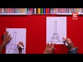 අයිෆල් කුළුණ අඳිමු let s draw an eiffel tower dp kids arts u0026 crafts video 135