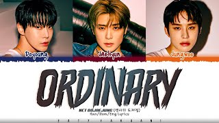 NCT DOJAEJUNG / NCT DJJ (엔시티 도재정) - 'Ordinary' (안녕) Lyrics [Color Coded_Han_Rom_Eng]